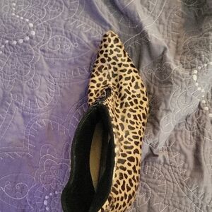 Manolo Blahnik Leopard Print Heeled Boots